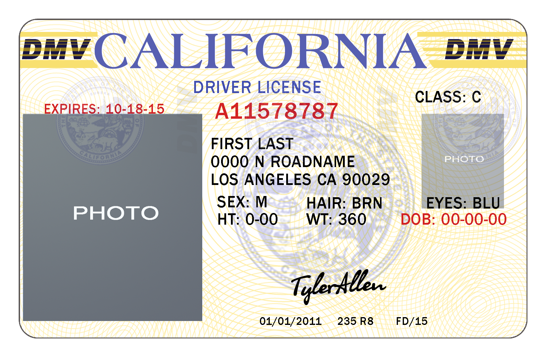 Fake South African Drivers License Template - xamhalo Regarding Blank Drivers License Template